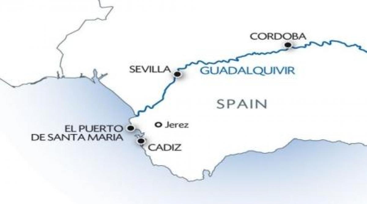 guadalquivir מפה